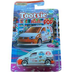 Volkswagen Caddy Delivery Die Cast Car Tootsie Roll Pop Matchbox Collectible